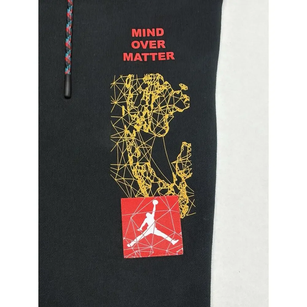 NIKE JORDAN ESSENTIALS MIND OVER MATTER MENS PANTS BLACK SIZE SMALL